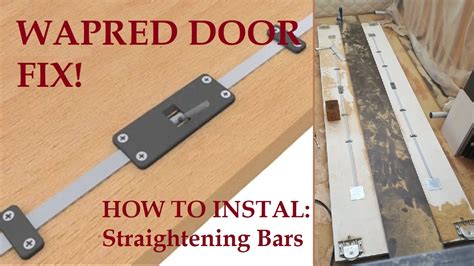 metal bracket to.straighten door|warped door straightener.